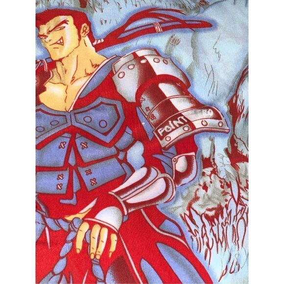 Vintage Dutch Boy Point Zero Anime Hero Dragon Design Button Shirt Adult Xl - Picture 8 of 15